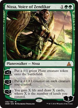 Nissa, Voice of Zendikar 138/184 Oath of the Gatewatch Singles