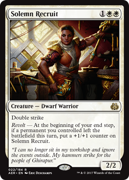 Solemn Recruit 022/184 Aether Revolt Singles