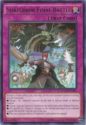 Subterror Final Battle - MACR-EN085 - Rare Unlimited Maximum Crisis Unlimited Singles