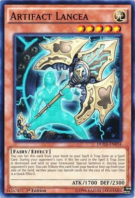 Artifact Lancea - DUEA-EN034 - Common 1st Edition Duelist Alliance 1st Edition Singles (espanol)