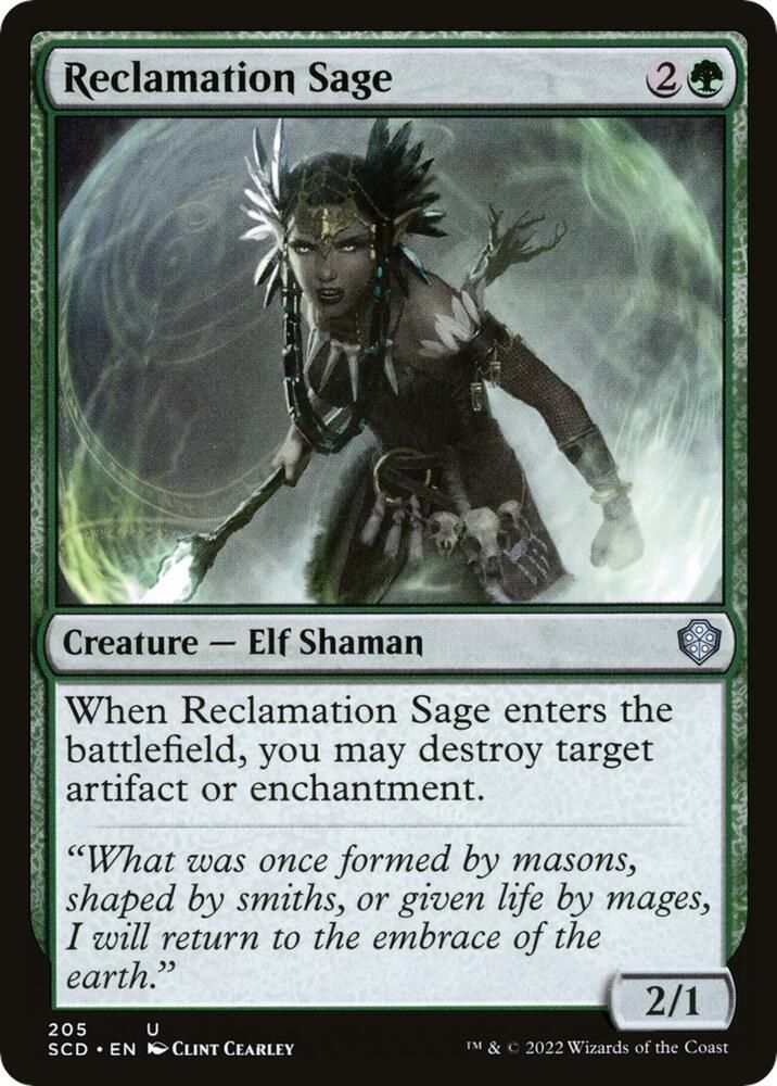Reclamation Sage - Starter Commander Decks (SCD) Starter Commander Decks