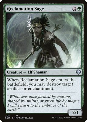 Reclamation Sage - Starter Commander Decks (SCD) Starter Commander Decks