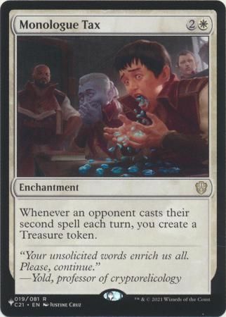 Monologue Tax 019/081 - The List The List Singles (Español)