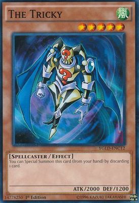 The Tricky - YGLD-ENC12 - Common 1st Edition Yugi&#39;s Gadget Deck 1st Edition (YGLD-ENC)