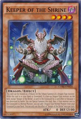 Keeper of the Shrine - CORE-EN024 - Common Unlimited Clash of Rebellions Unlimited Singles