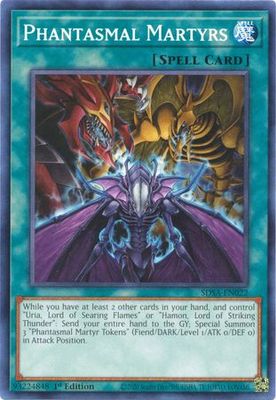 Phantasmal Martyrs - SDSA-EN022 - Common 1st Edition Structure Deck: Sacred Beasts 1st Edition Singles