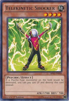 Telekinetic Shocker - BP03-EN048 - Rare 1st Edition Battle Pack 3: Monster League 1st Edition Singles