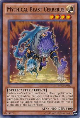 Mythical Beast Cerberus - BP02-EN042 - Common Unlimited Battle Pack 2: War of the Giants Unlimited Singles