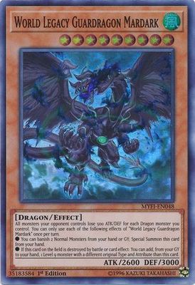 World Legacy Guardragon Mardark - MYFI-EN048 - Super Rare 1st Edition Mystic Fighters Singles (español)