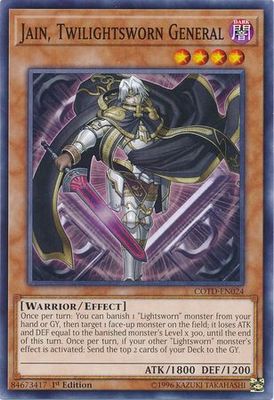 Jain, Twilightsworn General - COTD-EN024 - Common 1st Edition Code of the Duelist 1st Edition Singles (espanol)