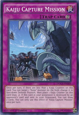 Kaiju Capture Mission - DOCS-EN089 - Common 1st Edition Dimension of Chaos 1st Edition Singles