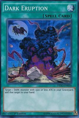 Dark Eruption - DESO-EN054 - Super Rare 1st Edition Destiny Soldiers 1st Edition Singles