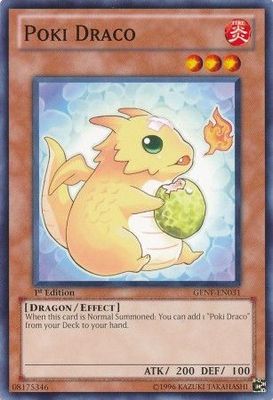 Poki Draco - GENF-EN031 - Common 1st Edition Generation Force 1st Edition Singles