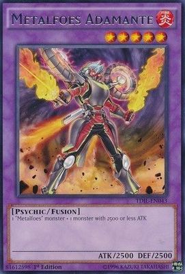 Metalfoes Adamante - TDIL-EN043 - Rare 1st Edition The Dark Illusion 1st Edition Singles (espanol)