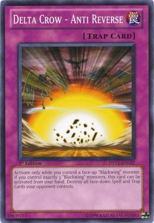 Delta Crow - Anti Reverse - DP11-EN022 - Common 1st Edition Duelist Pack: Crow [DP11] *Espanol*