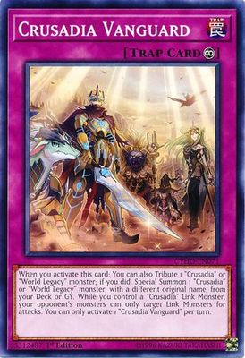Crusadia Vanguard - CYHO-EN071 - Common 1st Edition Cybernetic Horizon 1st Edition Singles (espanol)