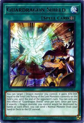 Guardragon Shield - SAST-EN061 - Rare 1st Edition Savage Strike 1st Edition Singles
