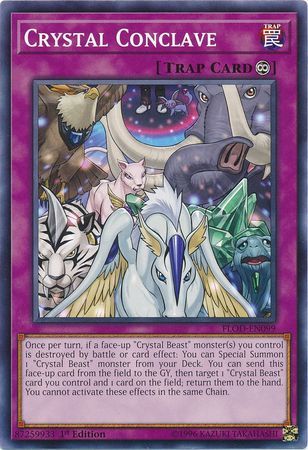 Crystal Conclave - FLOD-EN099 - Common 1st Edition Flames of Destruction 1st Edition Singles (espanol)