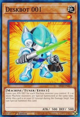 Deskbot 001 - SR10-EN021 - Common 1st Edition Structure Deck: Mechanized Madness 1st Edition Singles