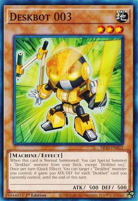 Deskbot 003 - SR10-EN022 - Common 1st Edition Structure Deck: Mechanized Madness 1st Edition Singles