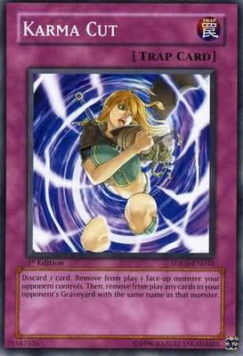 Karma Cut - SDDE-EN034 - Common 1st Edition Structure Deck: Dark Emperor [SDDE] 1st Edition Singles