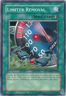 Limiter Removal - DP04-EN016 - Common Unlimited Duelist Pack: Zane Truesdale [DP04] Unlimited Singles