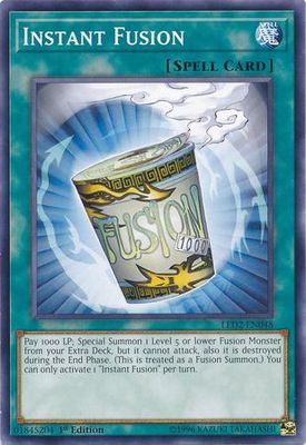 Instant Fusion - LED2-EN048 - Common 1st Edition Legendary Duelists: Ancient Millennium Singles