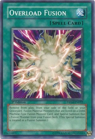 Overload Fusion - DP04-EN022 - Common 1st Edition Duelist Pack: Zane Truesdale [DP04] 1st Edition Singles