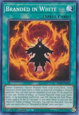 Branded in White - SDAZ-EN022 - Common 1st Edition Structure Deck: Albaz Strike 1st Edition Singles
