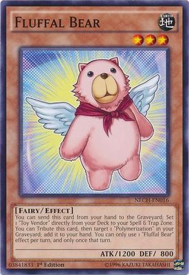 Fluffal Bear - NECH-EN016 - Common 1st Edition The New Challengers (NECH) 1st Edition Singles (espanol)