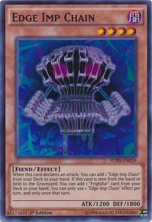 Edge Imp Chain - FUEN-EN019 - Super Rare 1st Edition Fusion Enforcers 1st Edition Singles (espanol)