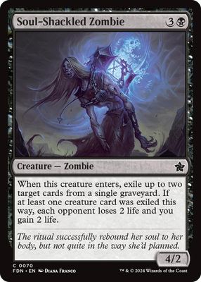 Soul-Shackled Zombie - Foundations (Foil) Foundations