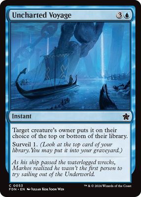 Uncharted Voyage - Foundations (Foil) Foundations 0053