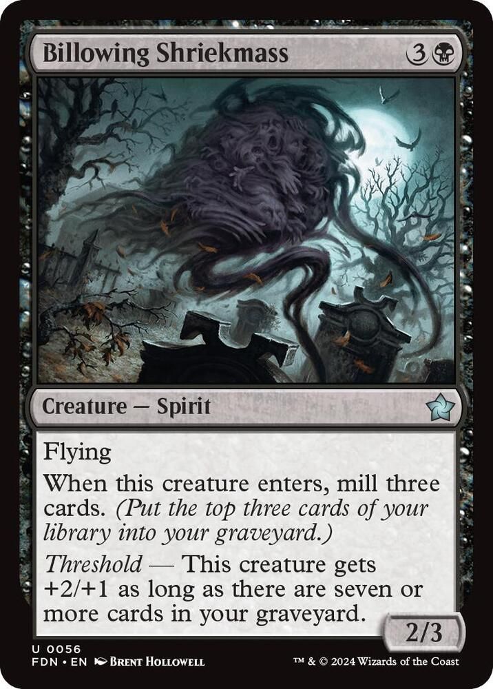 Billowing Shriekmass - Foundations (Foil) Foundations