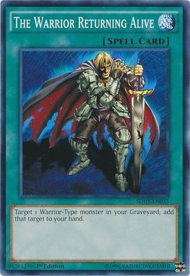 The Warrior Returning Alive - SDHS-EN033 - Common 1st Edition Structure Deck: HERO Strike 1st Edition Singles