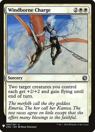 Windborne Charge - Mystery Booster Promo Mystery Booster Singles