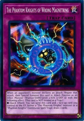 The Phantom Knights of Wrong Magnetring - LEHD-ENC29 - Common 1st Edition Legendary Hero Decks 1st Edition Singles