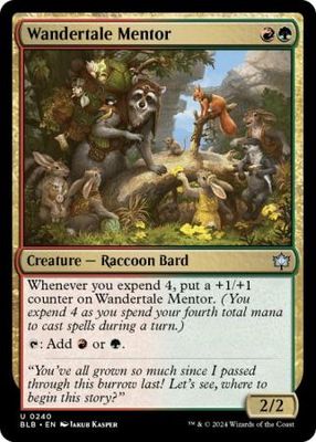 Wandertale Mentor 240 Bloomburrow Singles