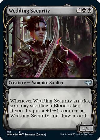 Wedding Security 299 - Showcase Fang Frame Innistrad: Crimson Vow Collector Booster Singles (Español)