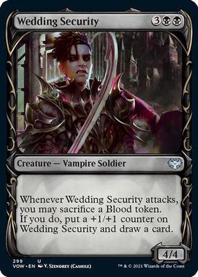 Wedding Security 299 - Showcase Fang Frame Innistrad: Crimson Vow Collector Booster Singles (Español)