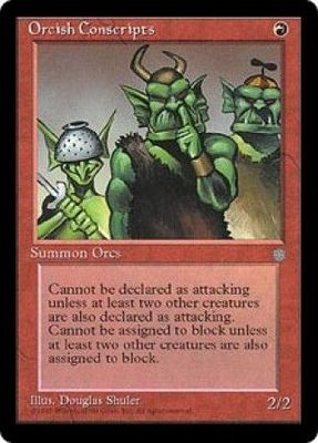 Orcish Conscripts Ice Age Singles