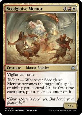 Seedglaive Mentor 231 Bloomburrow Singles