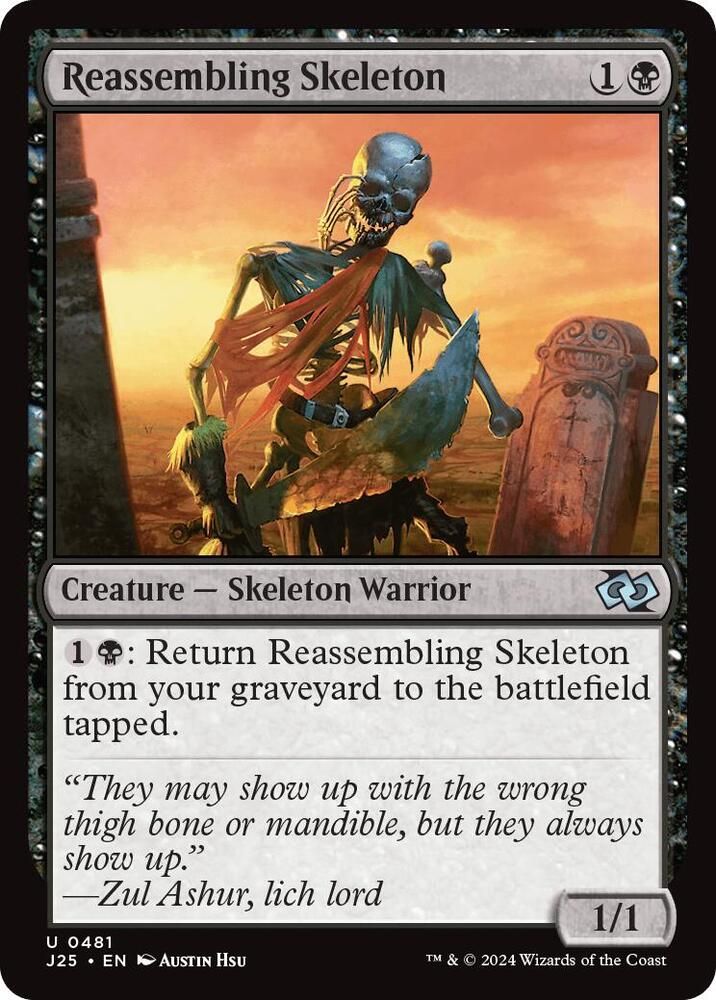 Reassembling Skeleton 0481 - Foundations Jumpstart (J25)