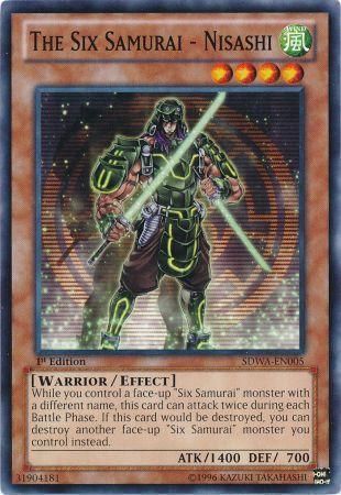 The Six Samurai - Nisashi - SDWA-EN005 - Common 1st Edition Structure Deck: Samurai Warlords 1st Edition Singles