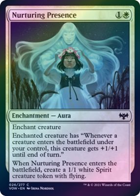 Nurturing Presence 026/277 - Foil Innistrad: Crimson Vow Foil Singles