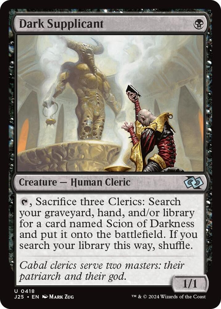 Dark Supplicant - Foundations Jumpstart (J25) Foundations Jumpstart