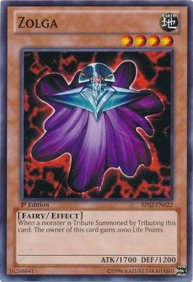 Zolga - BP02-EN022 - Common 1st Edition Battle Pack 2: War of the Giants 1st Edition Singles