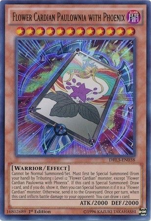 Flower Cardian Paulownia with Phoenix - DRL3-EN038 - Ultra Rare 1st Edition Dragons of Legend Unleashed 1st Edition Singles (español)