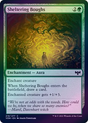 Sheltering Boughs 218/277 - Foil Innistrad: Crimson Vow Foil Singles