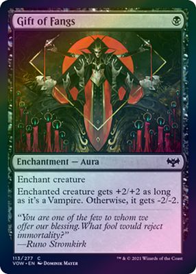 Gift of Fangs 113/277 - Foil Innistrad: Crimson Vow Foil Singles